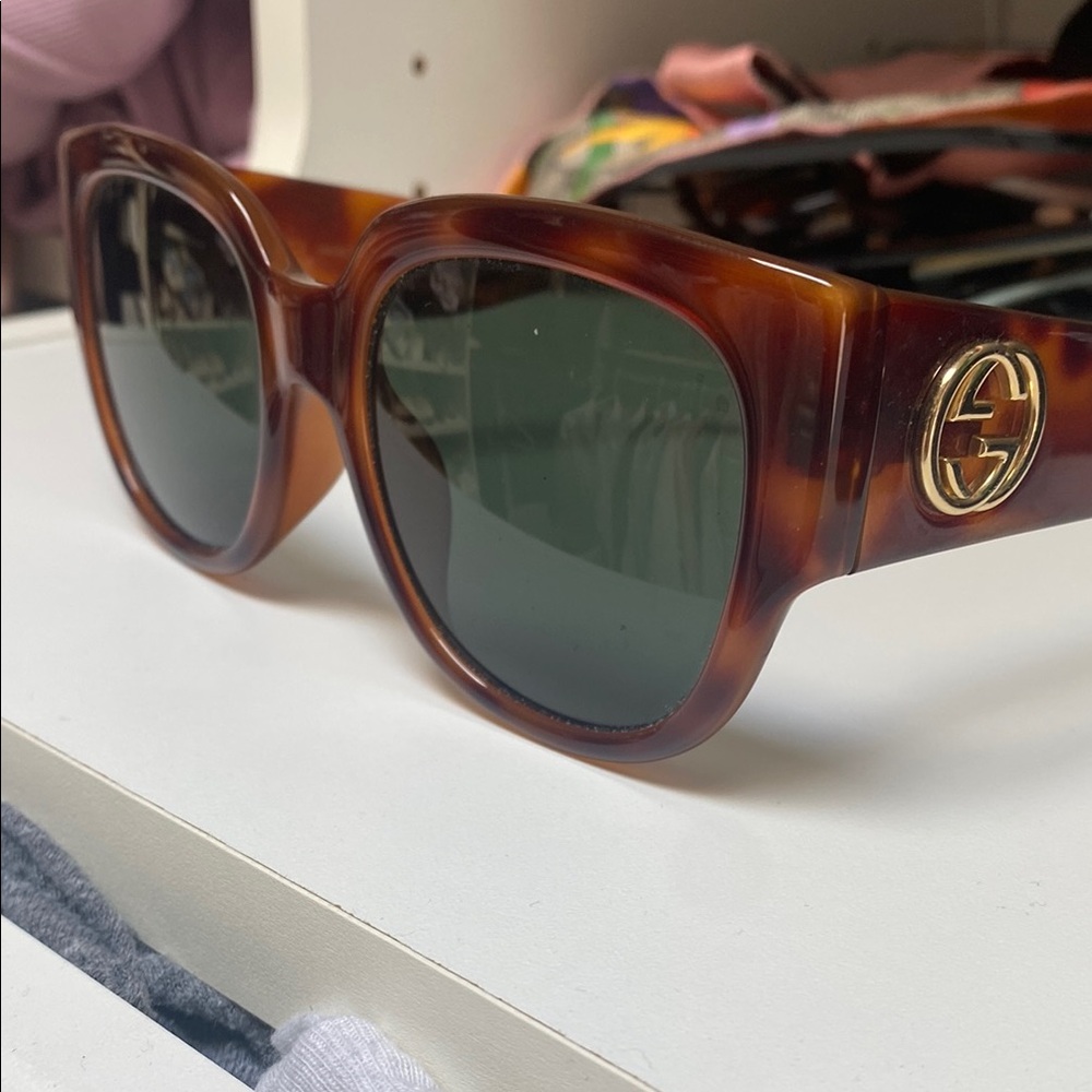 Gucci Tortoise Shell Sunglasses